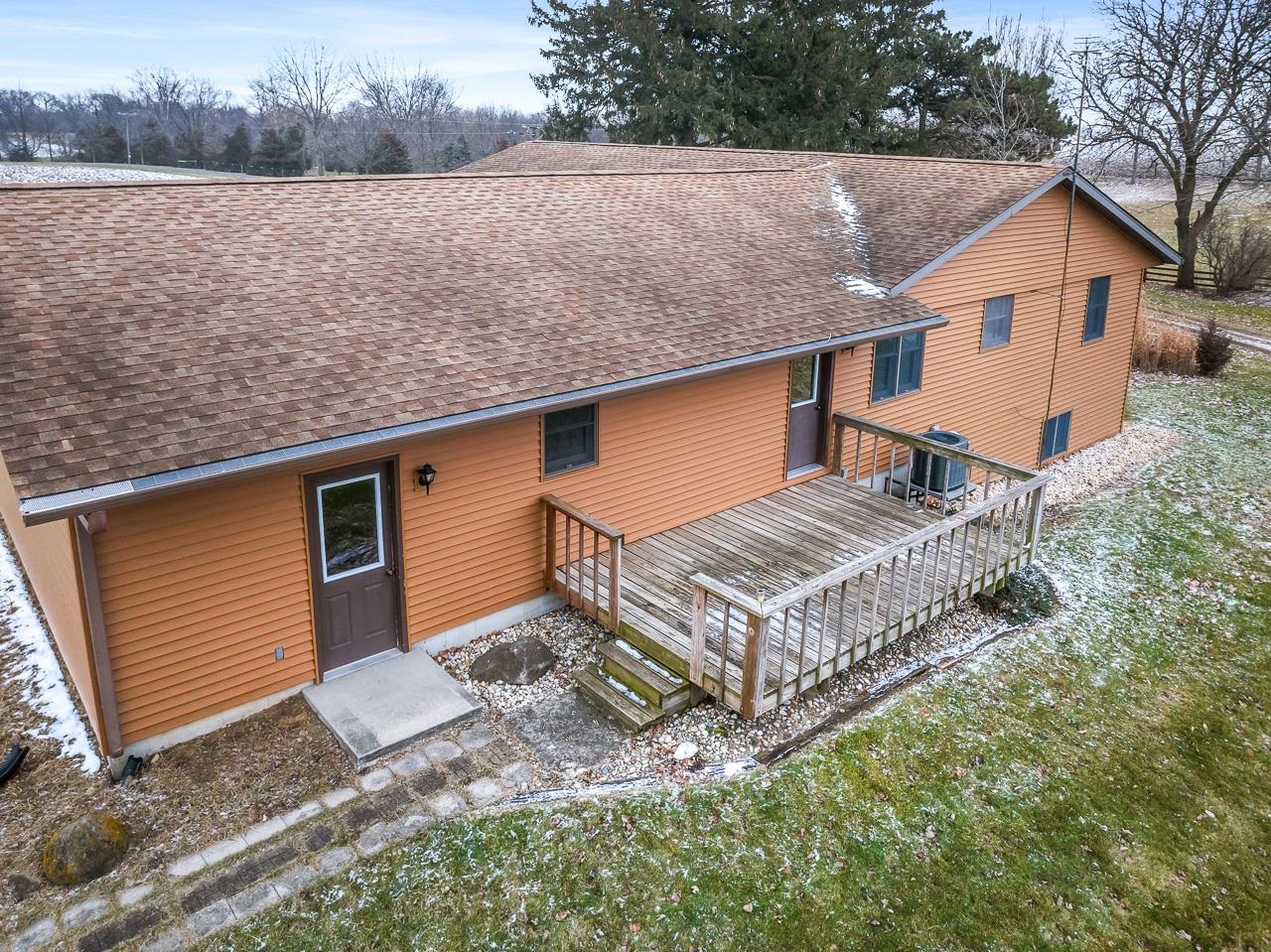 3178 North Berlin School Road Ridott, IL 61067 - Photo 2 of 47 a view of a house with a yard