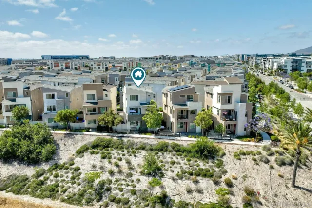 a view of a building with a street