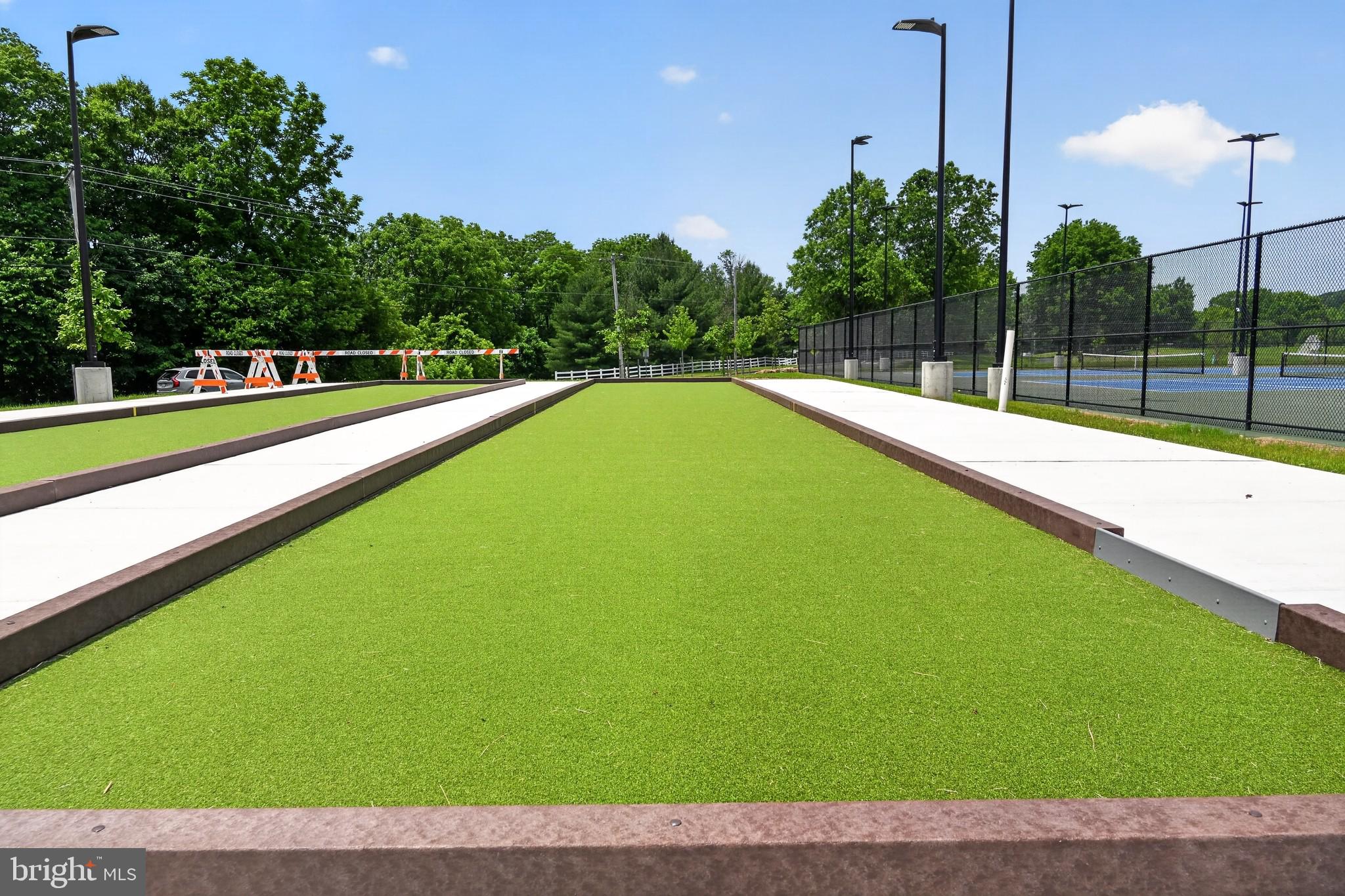 460 Wells Road Doylestown, PA 18901 - Photo 59 of 65 Lush green bocce ball courts await play.