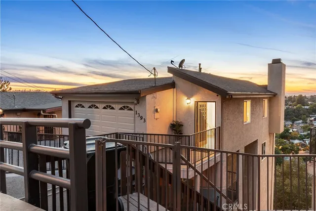 a view of a house with a window