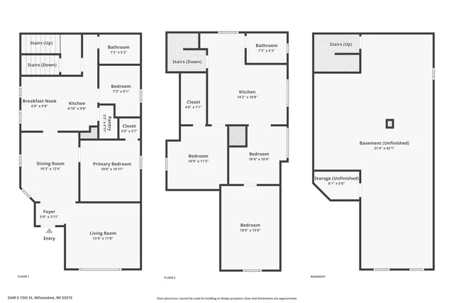 $180,000 | 2449 South 13th Street, Milwaukee, WI 53215