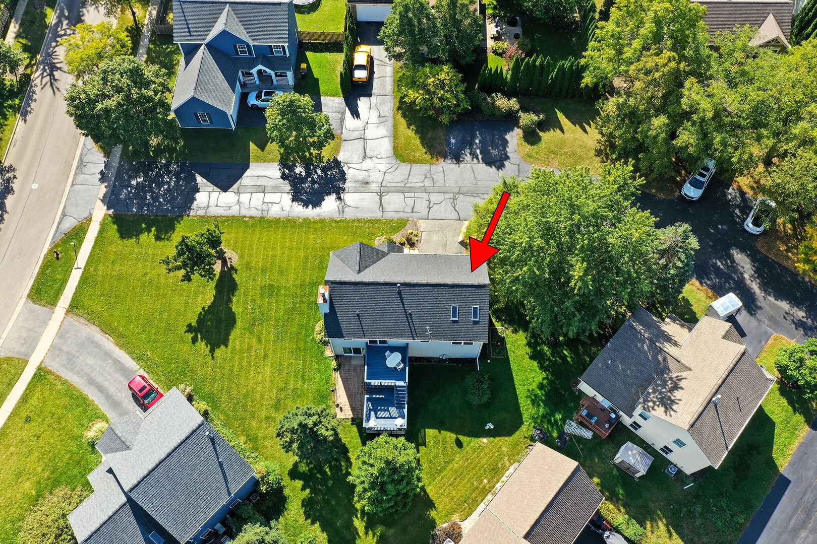 2019 Aspen Drive Woodstock, IL 60098 - Photo 28 of 31 an aerial view of house with yard swimming pool and outdoor seating