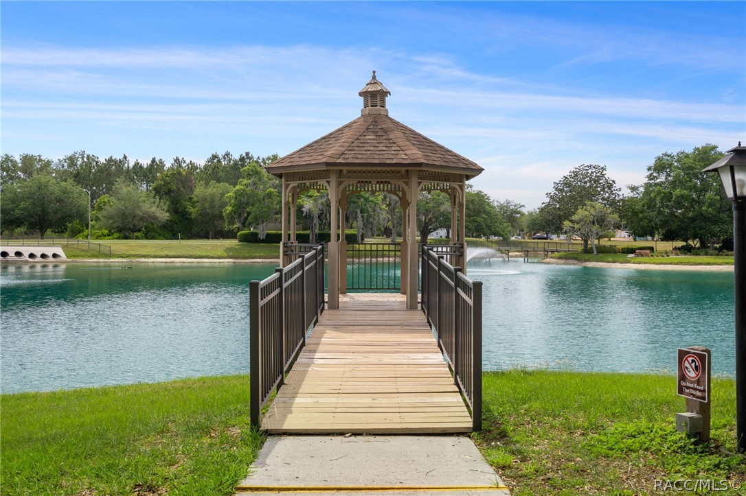1504 North Foxboro Loop Crystal River, FL 34429 - Photo 38 of 52 Lovely Vistas from the Gazebo & Fountain