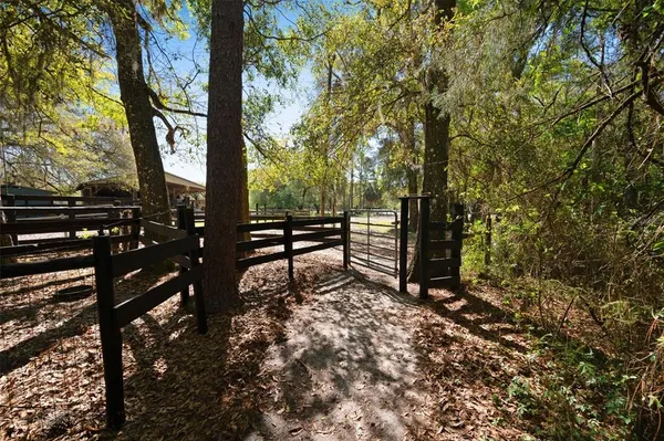 a view of outdoor space with seating area