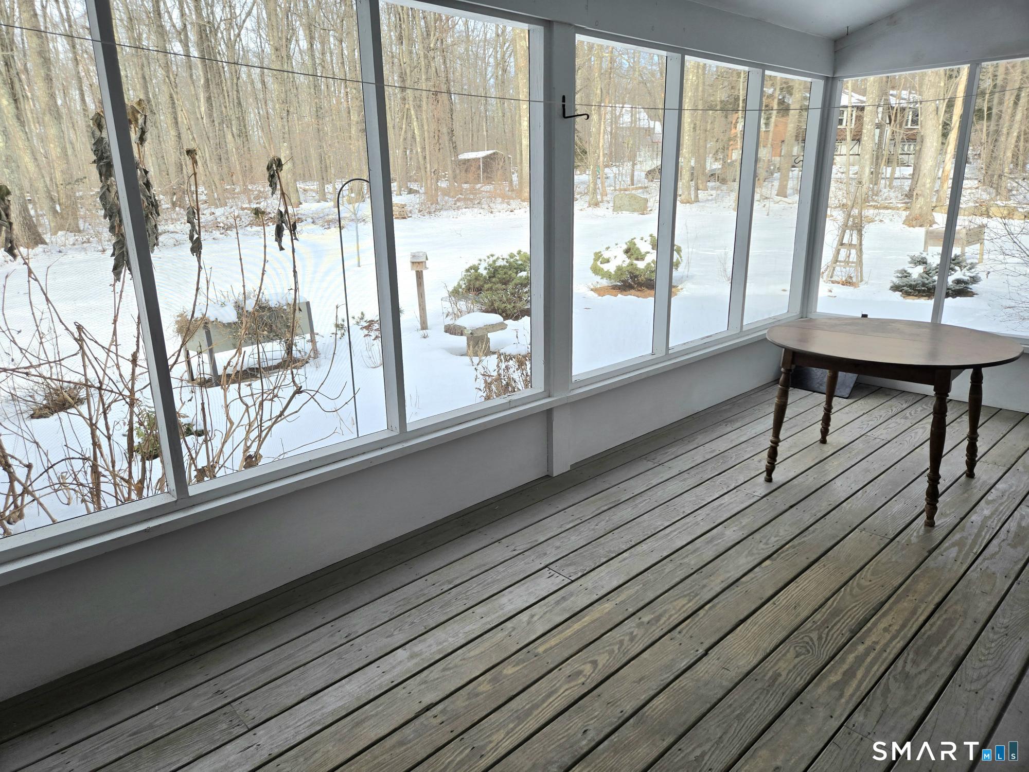 59 Dickinson Road Marlborough, CT 06447 - Photo 20 of 38 3 Season Screened Porch