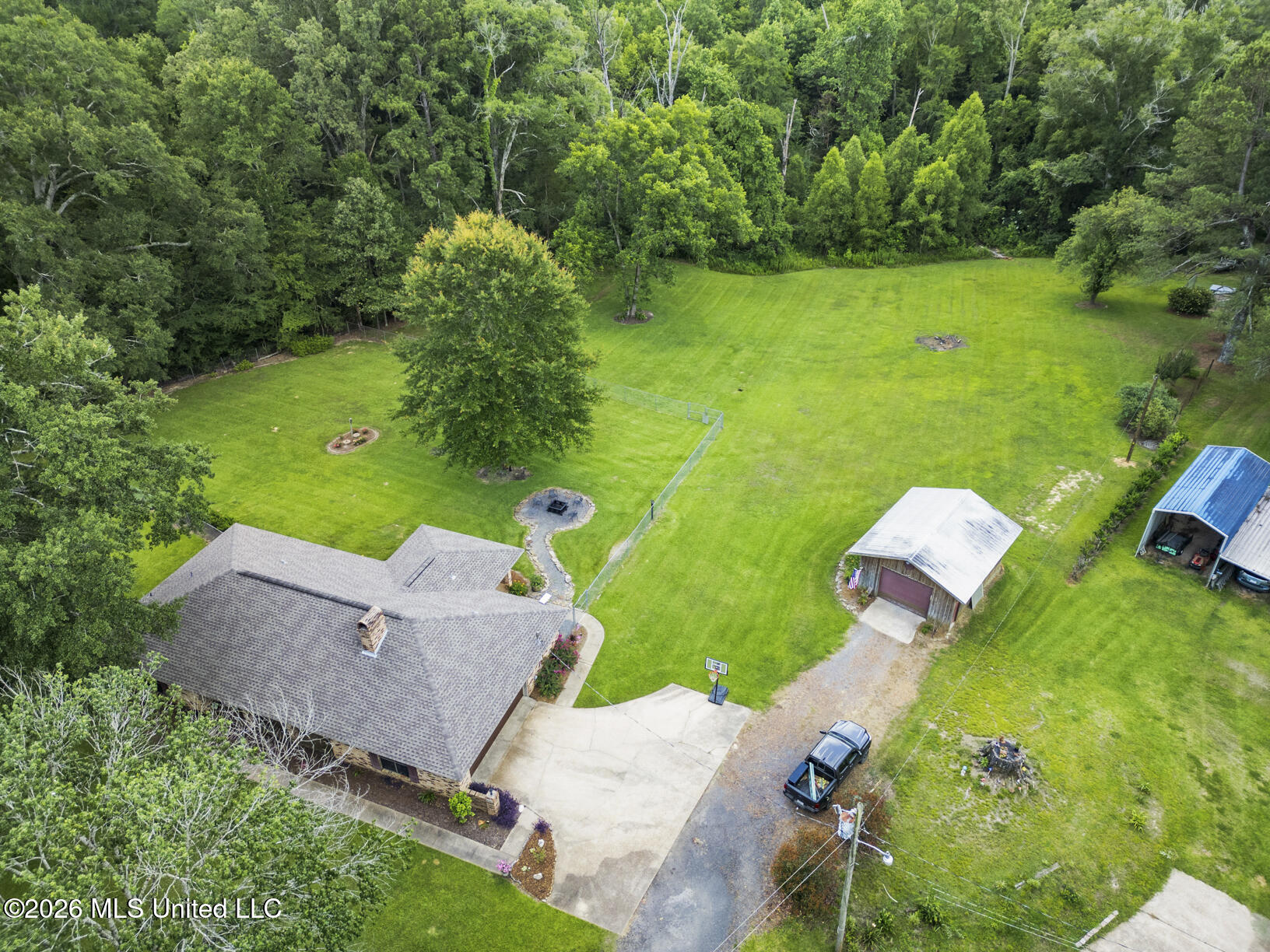 5121 Old Jackson Road Terry, MS 39170 - Photo 38 of 42 5121 Old Jackson Rd drone-3