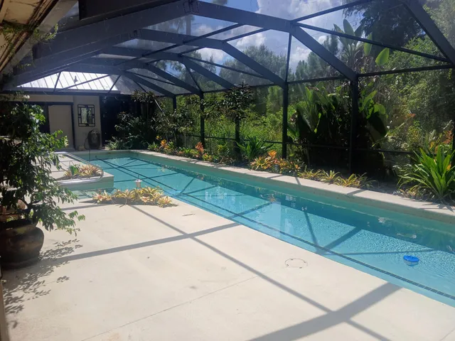 a park view with a garden space