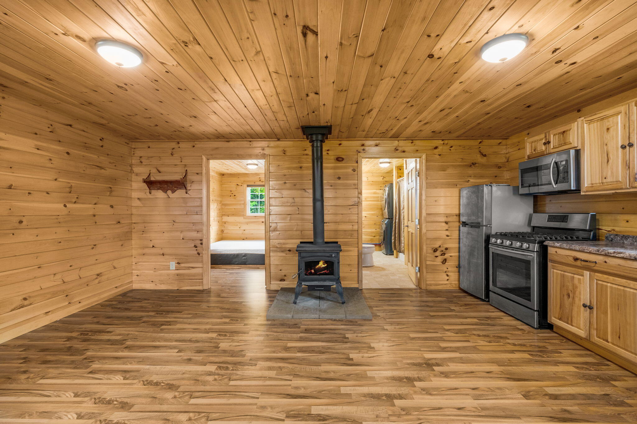 202 Nelson Road Oakfield, ME 04763 - Photo 11 of 59 Living and Kitchen