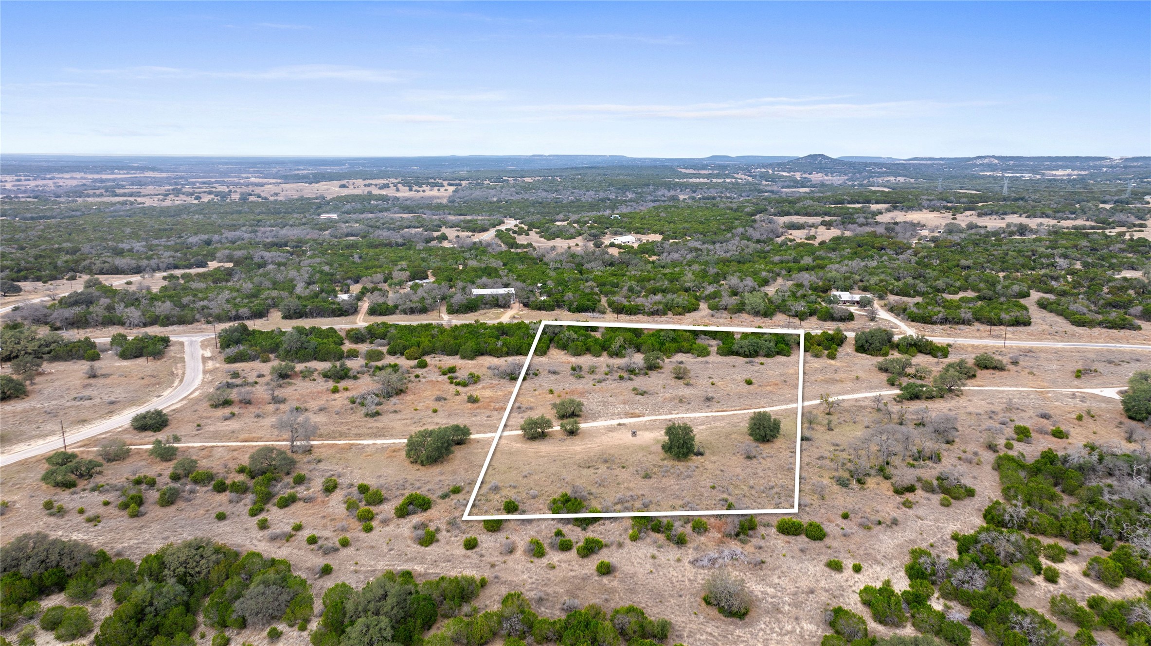 a view of a city with a mountain
