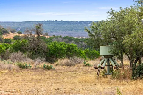 a view of a lake with a mountain in the background