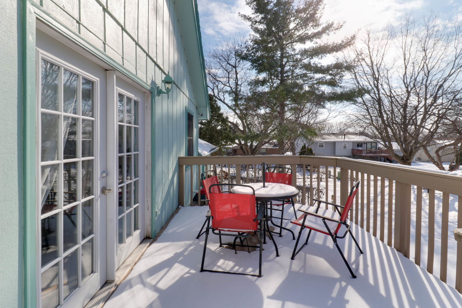 203 Edwards Drive Normal, IL 61761 - Photo 28 of 28 a view of a chairs and tables in the balcony
