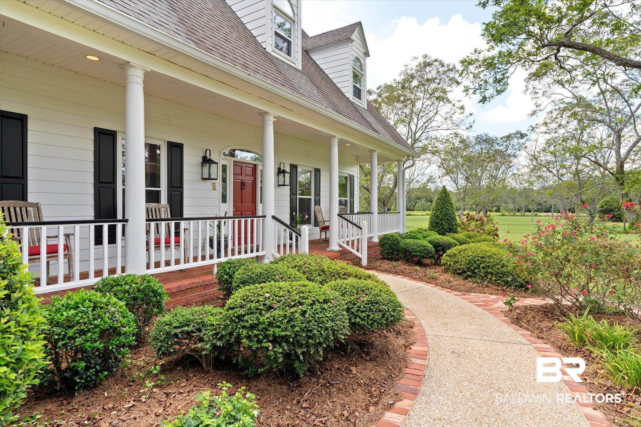 5231 Dawes Road Grand Bay, AL 36541 - Photo 38 of 49 View of exterior entry with covered porch