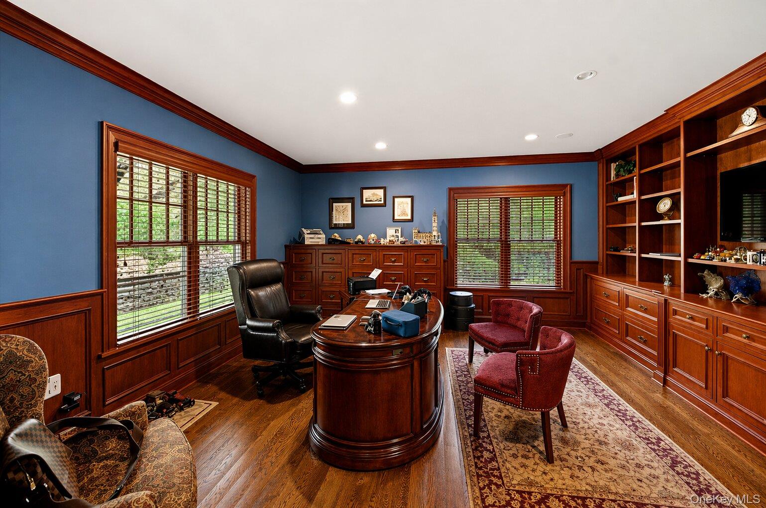 7 Ridgeview Circle Armonk, NY 10504 - Photo 12 of 50 a living room with furniture and a floor to ceiling window