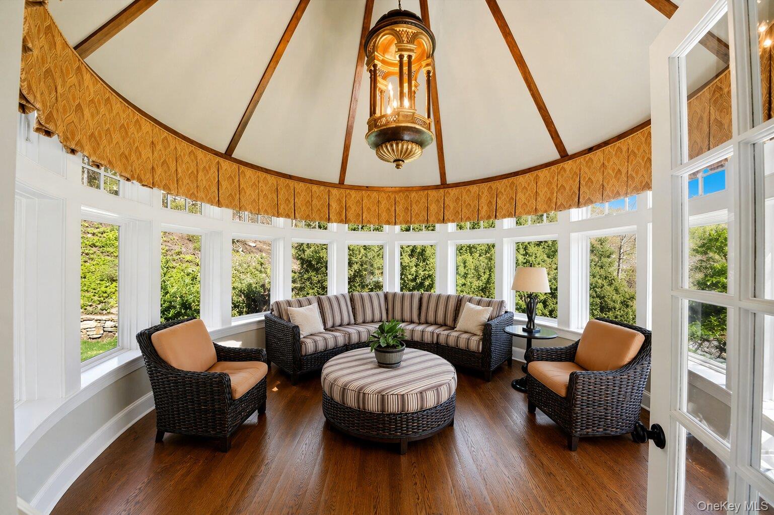 7 Ridgeview Circle Armonk, NY 10504 - Photo 15 of 50 a living room with furniture and wooden floor