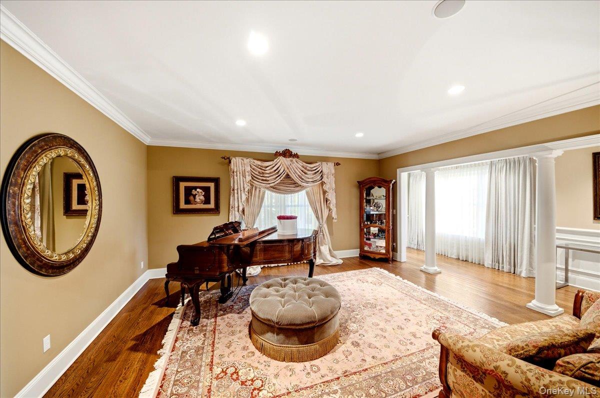 7 Ridgeview Circle Armonk, NY 10504 - Photo 16 of 50 a living room with furniture and a large window