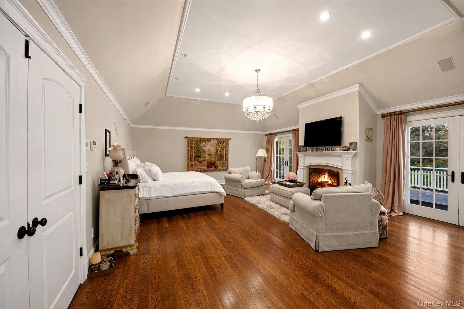 7 Ridgeview Circle Armonk, NY 10504 - Photo 20 of 50 a living room with furniture and a fireplace