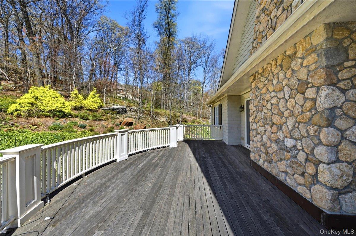 7 Ridgeview Circle Armonk, NY 10504 - Photo 22 of 50 a view of a balcony with wooden floor