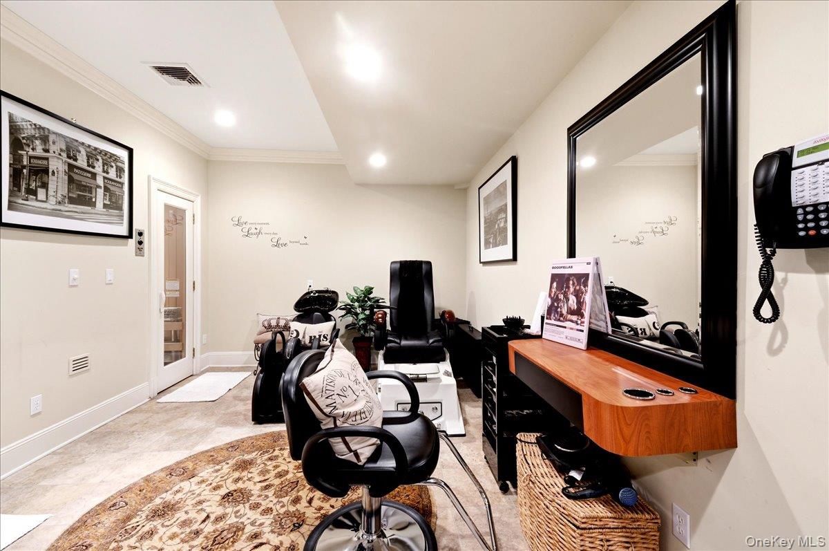 7 Ridgeview Circle Armonk, NY 10504 - Photo 39 of 50 a living room with furniture and a flat screen tv