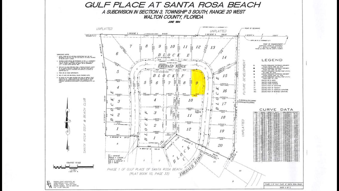 0 Emerald Ridge, Unit LOT 9 BLOCK F Santa Rosa Beach, FL 32459 - Photo 24 of 25 Gallery Image 24
