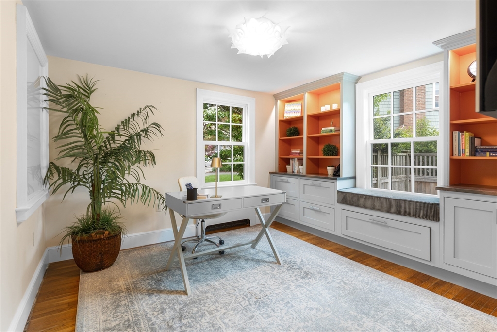 15 Hawthorne Road Hingham, MA 02043 - Photo 12 of 35 a living room with furniture and a potted plant
