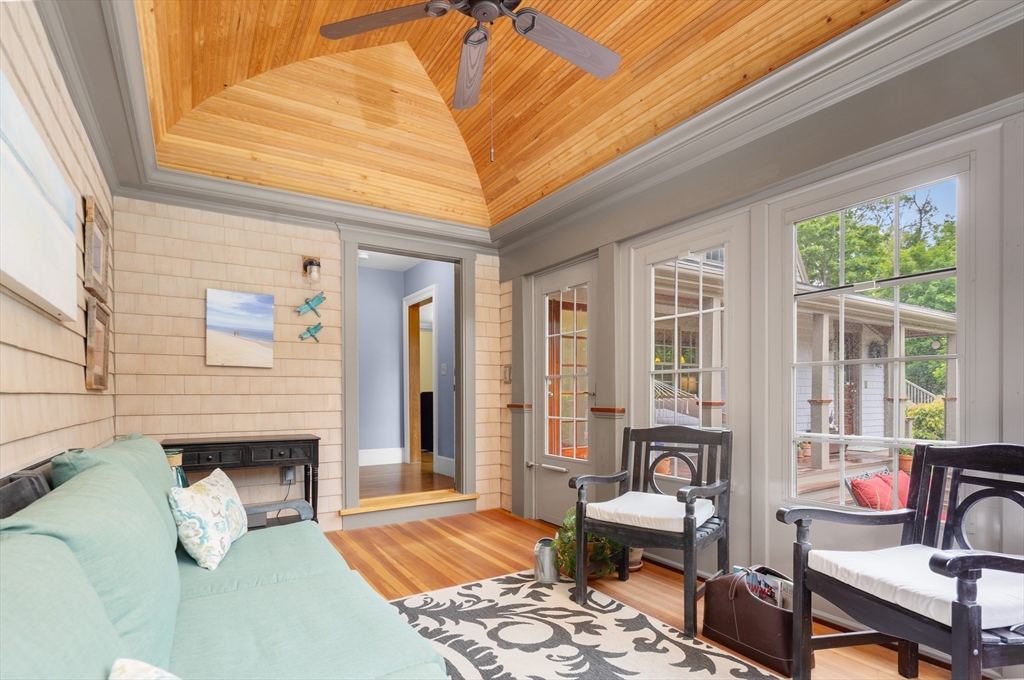 15 Hawthorne Road Hingham, MA 02043 - Photo 13 of 35 a bedroom with furniture and a fireplace