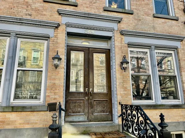 a view of entrance front of house