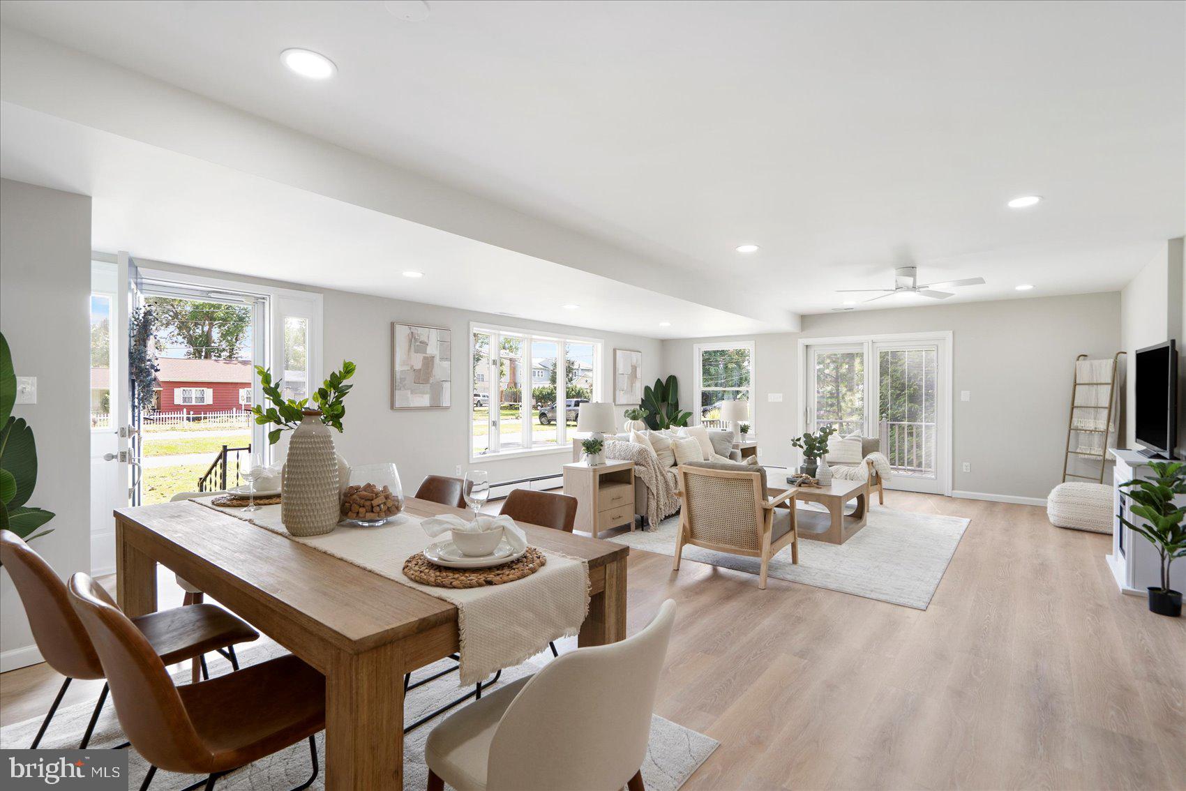 222 Magothy Road Pasadena, MD 21122 - Photo 13 of 30 a living room with furniture kitchen view and a large window