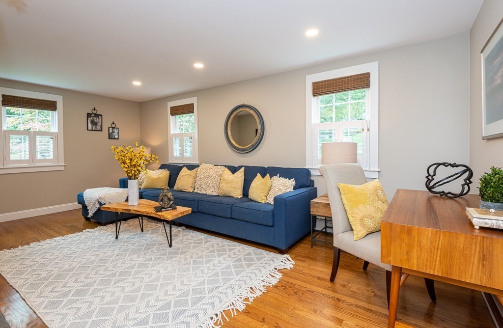 12 Moran Road Lynnfield, MA 01940 - Photo 20 of 42 a living room with furniture and wooden floor