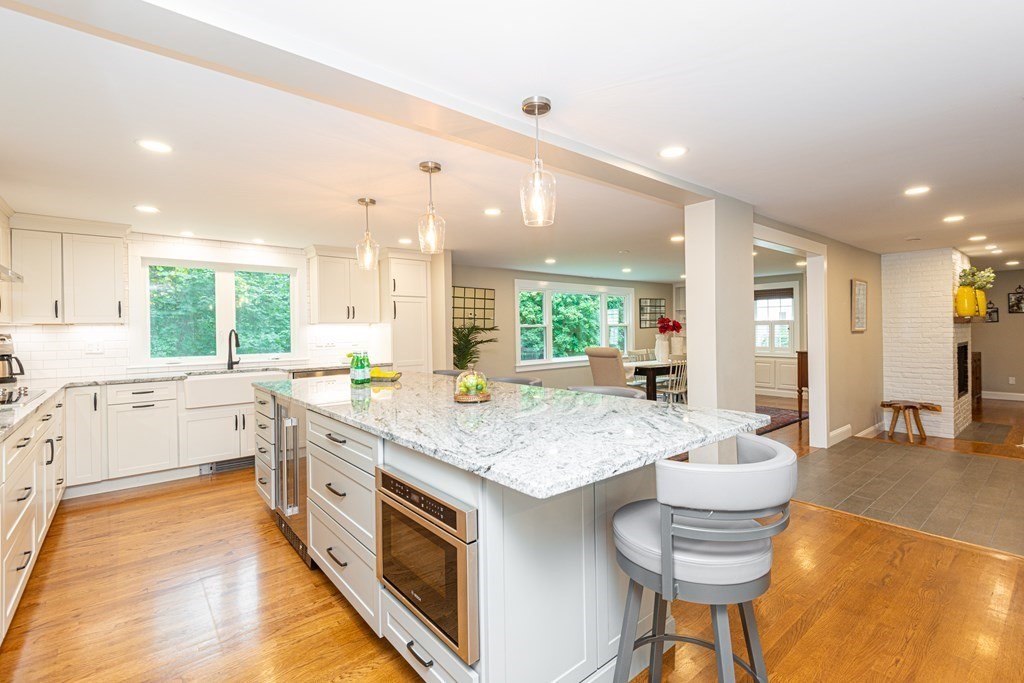 12 Moran Road Lynnfield, MA 01940 - Photo 6 of 42 a large kitchen with granite countertop lots of counter top space