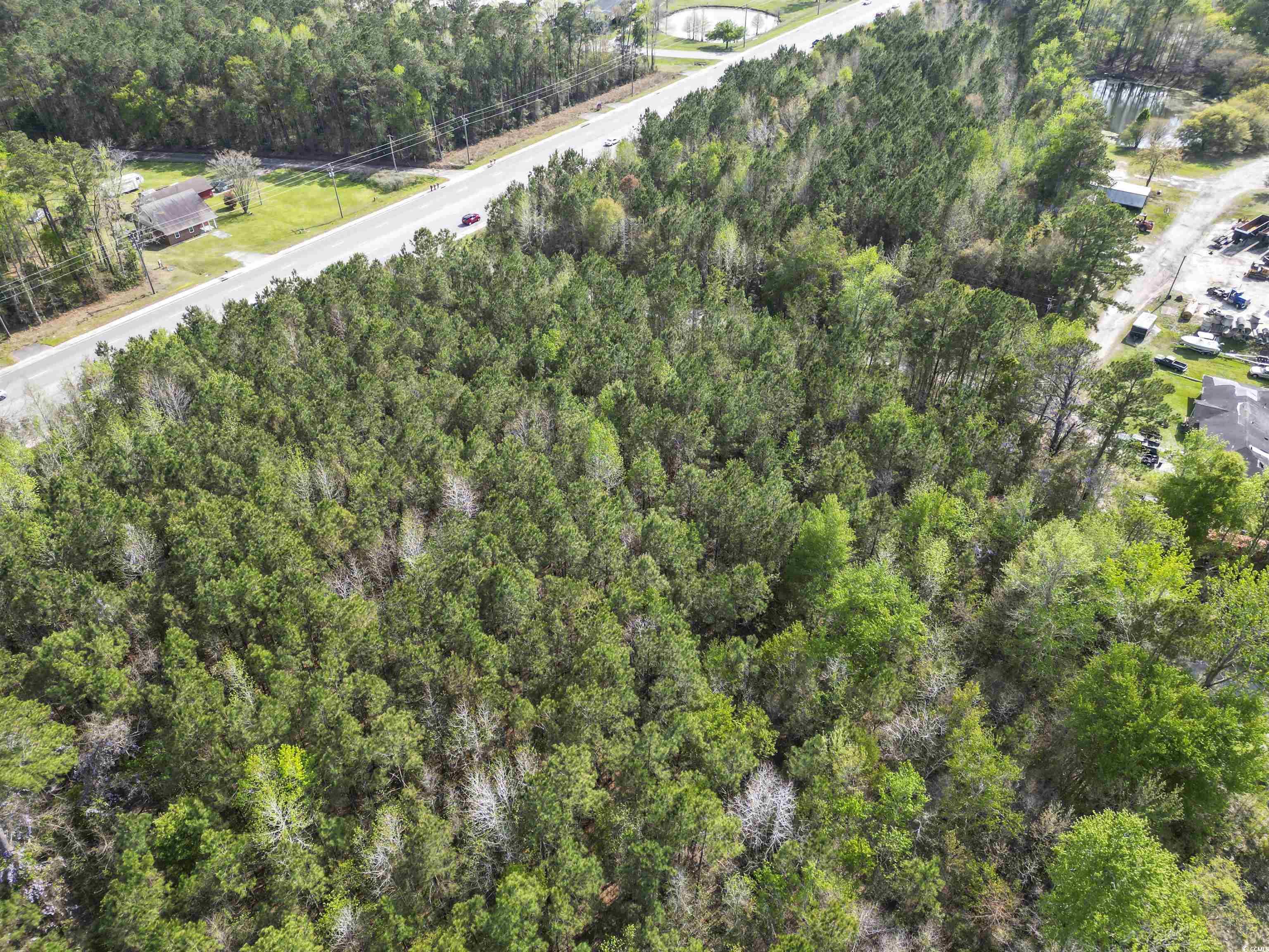 707 Highway Myrtle Beach Myrtle Beach, SC 29588 - Photo 3 of 6 Birds eye view of property with a forest view