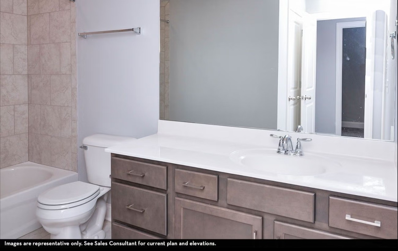 7914 Pine Street Fairview, TN 37062 - Photo 21 of 22 a bathroom with a sink toilet vanity and shower