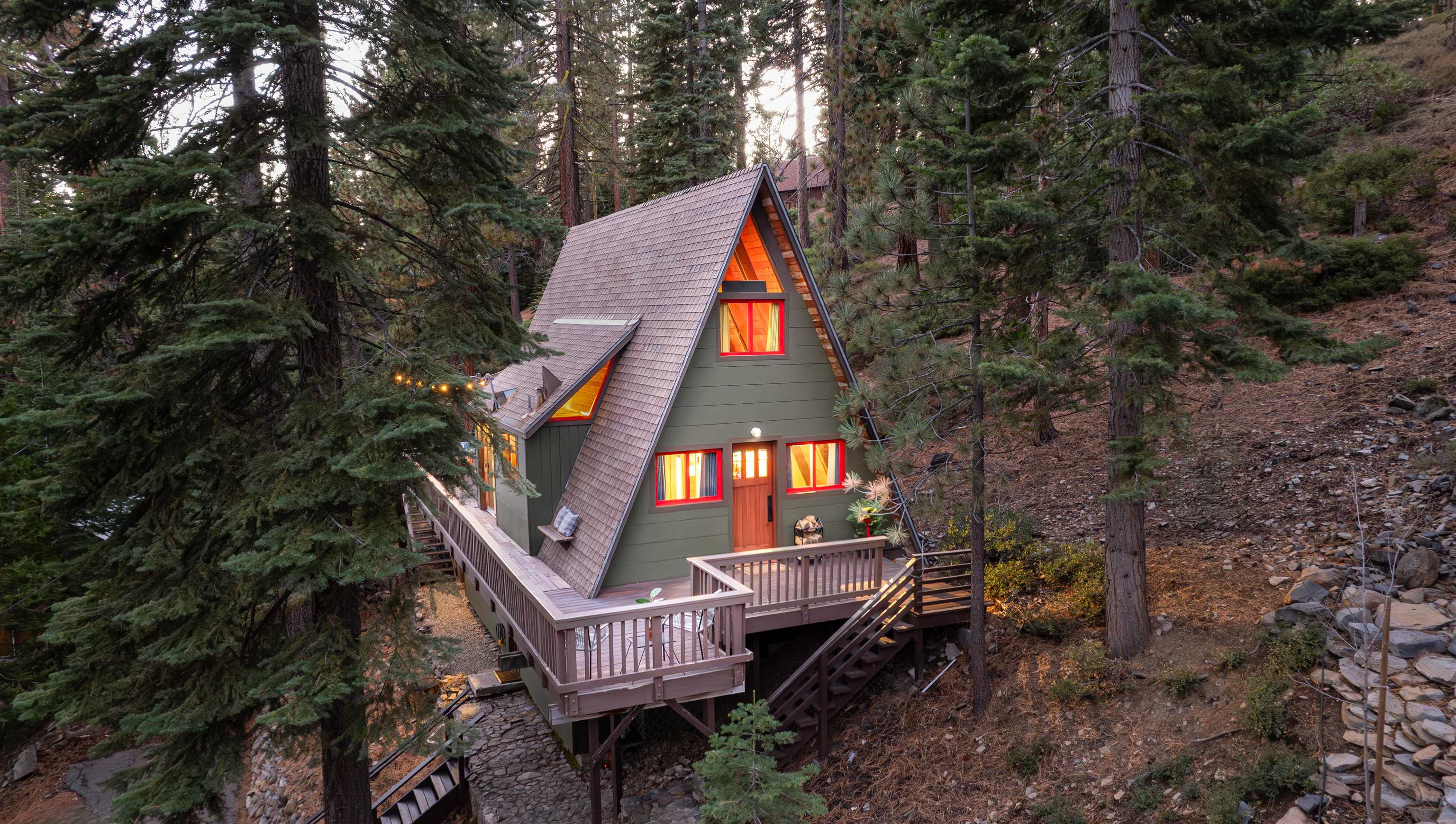 4285 Jeffrey Way Carnelian Bay, CA 96140 - Photo 3 of 21 a view of house with a trees