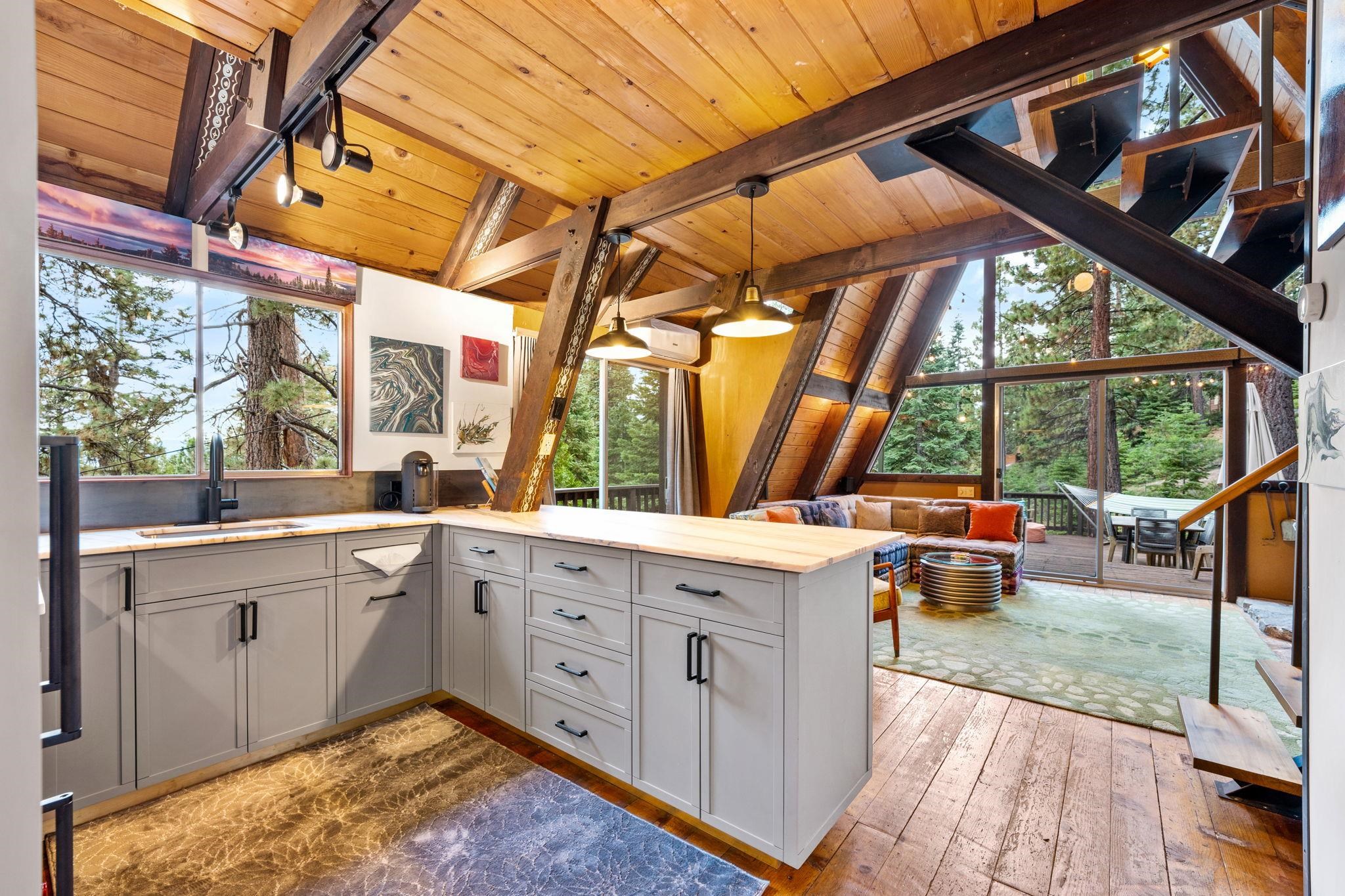 4285 Jeffrey Way Carnelian Bay, CA 96140 - Photo 8 of 21 a very nice looking room with a large window