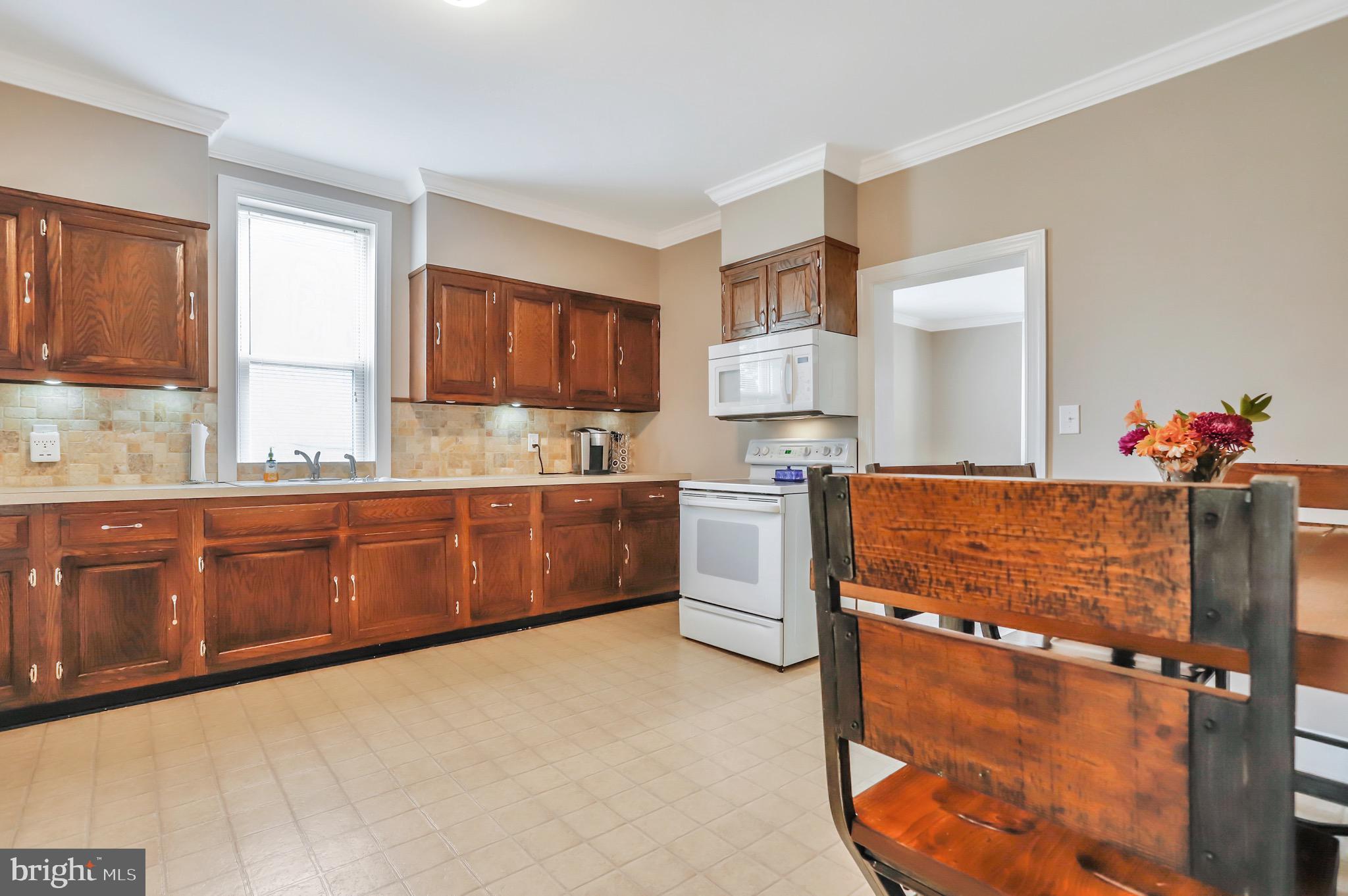 3228 Gapland Road Rohrersville, MD 21779 - Photo 11 of 56 Huge Kitchen with Wood Cabinets and Backsplash