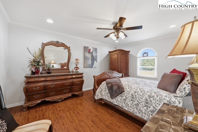 154 Beau Rivage Drive Crumpler, NC 28617 - Photo 15 of 34 a bedroom with a bed window and couch