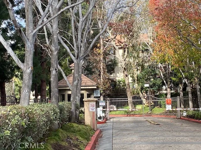 a view of street with houses