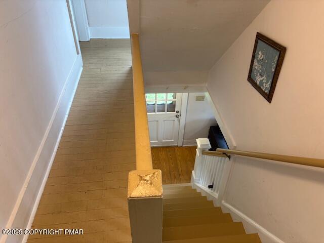 207 Munch Drive Henryville, PA 18332 - Photo 26 of 43 a view of hallway with stairs