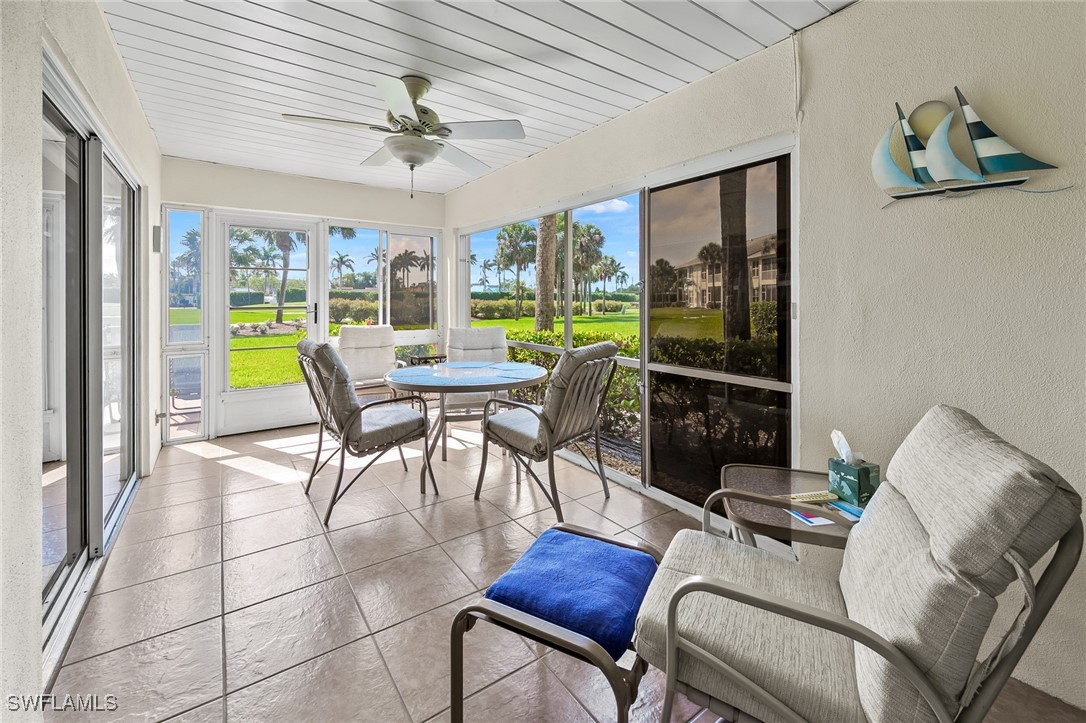 14995 Rivers Edge Court, Unit 151 Fort Myers, FL 33908 - Photo 8 of 18 a view of a dining room with furniture window and outside view