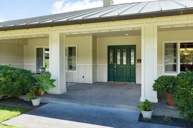 a view of a front door of house