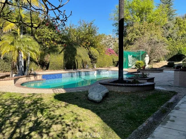 a view of outdoor space and porch with furniture