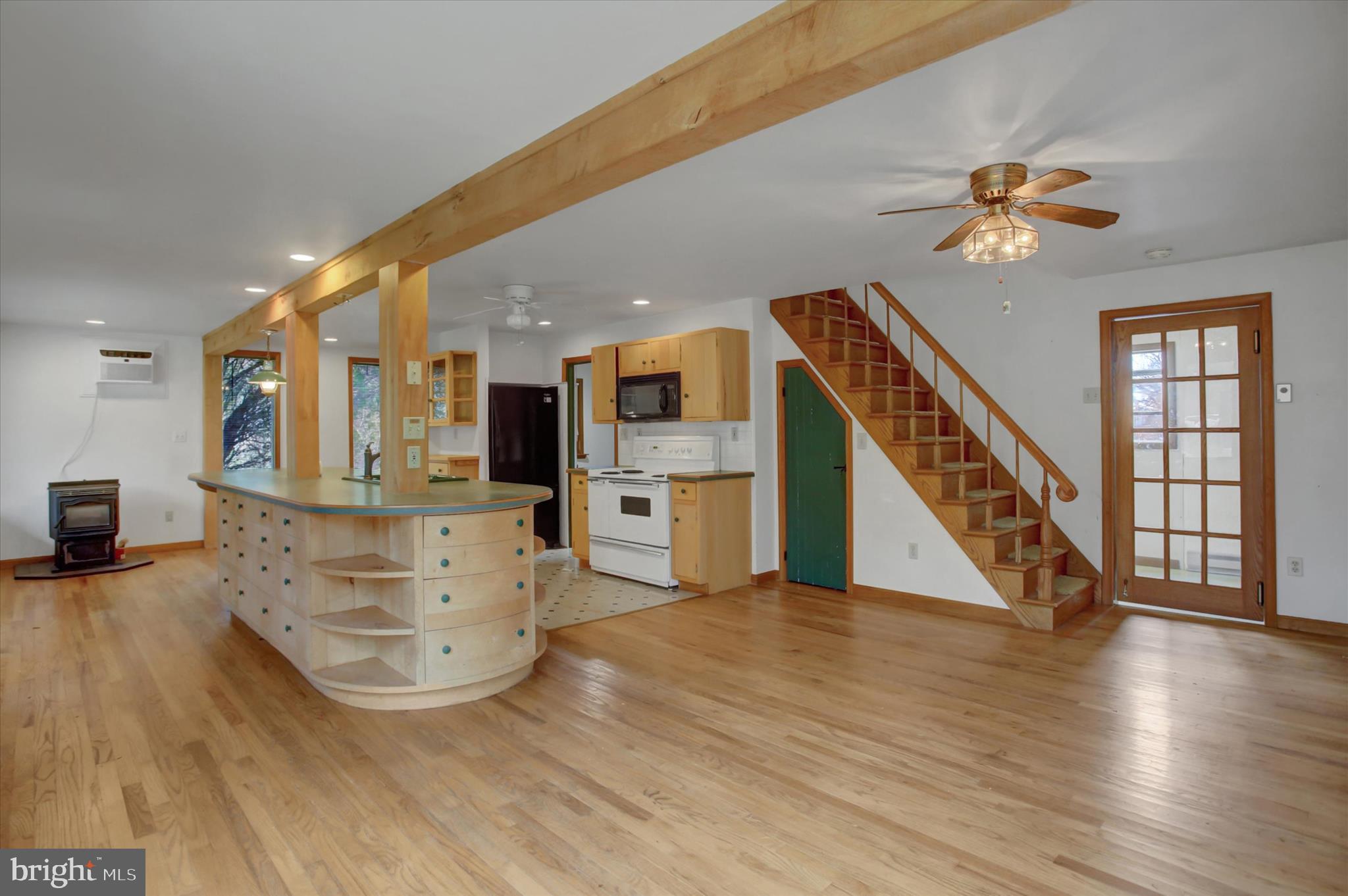 9969 Circle Drive St. Thomas, PA 17252 - Photo 37 of 81 a view of an entryway with wooden floor and staircase