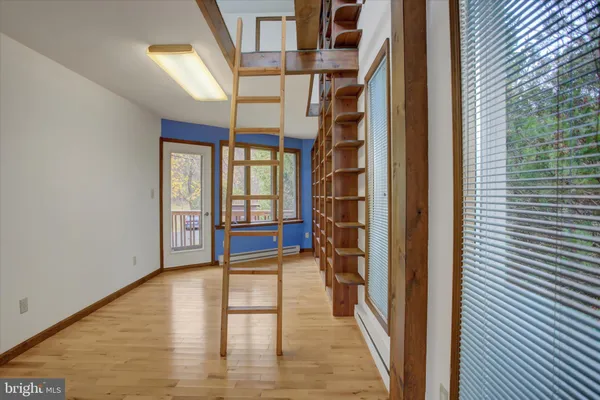 a view of an empty room