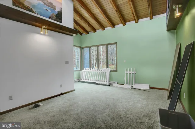 a backyard of a house