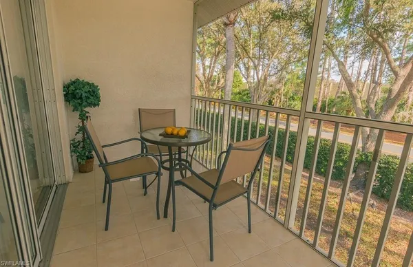 a view of a outdoor seating area