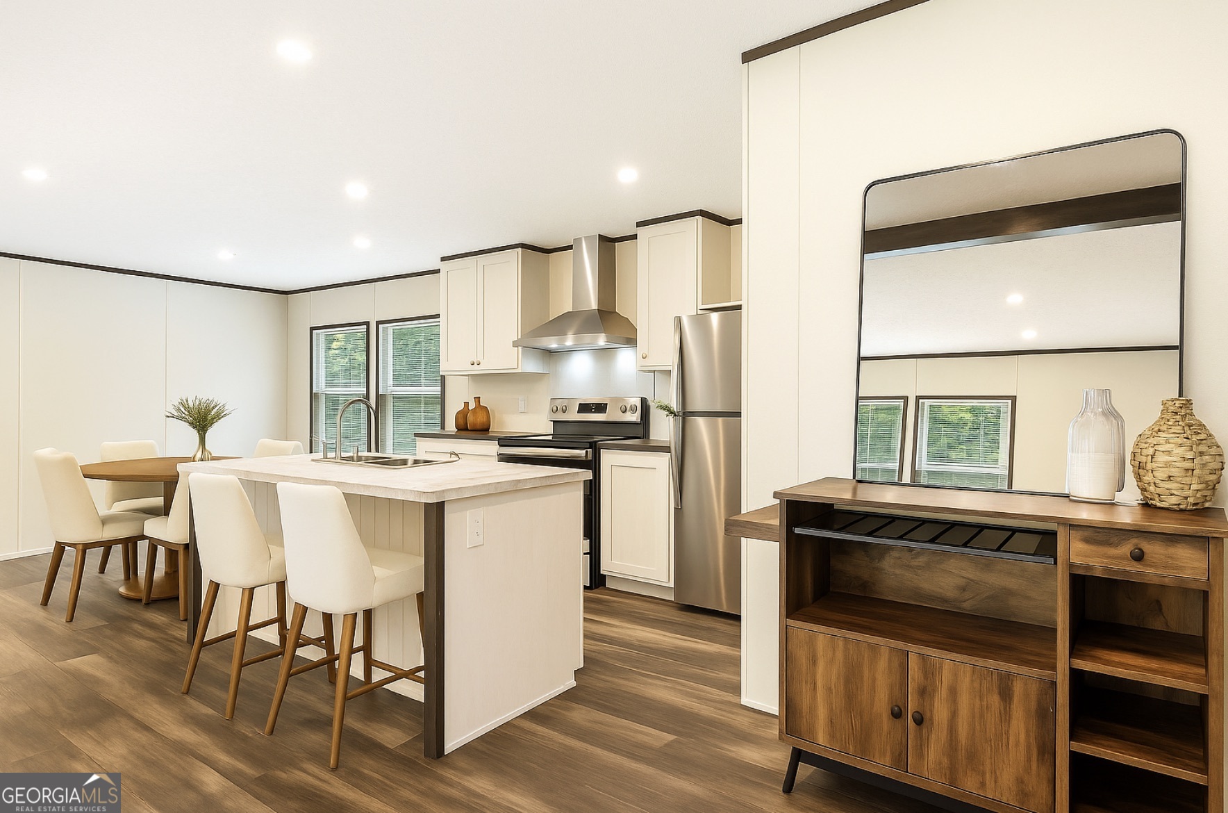 152 Wendy Hill Road Ellijay, GA 30536 - Photo 17 of 41 a kitchen with a sink appliances and cabinets