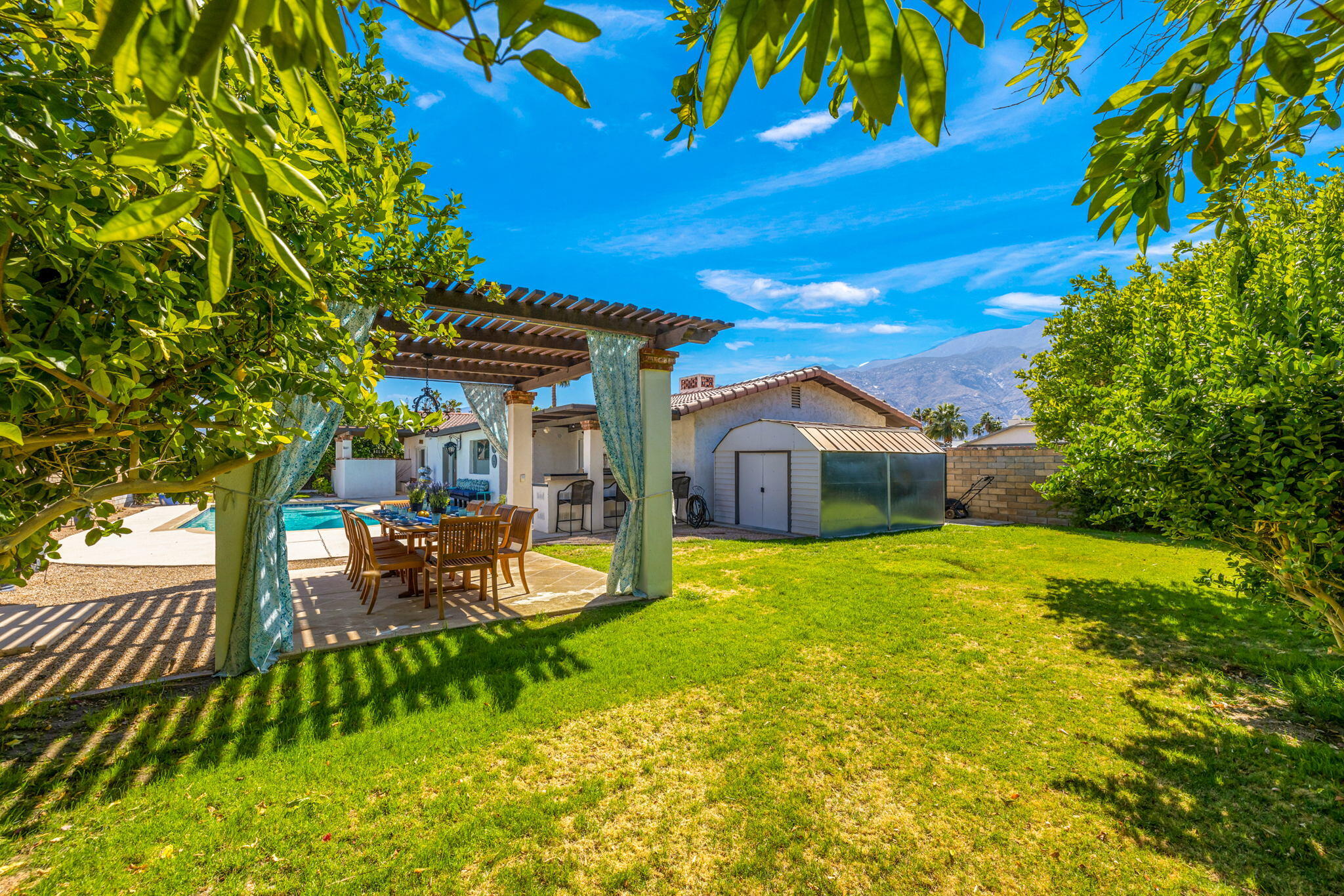 2290 North Victoria Road Palm Springs, CA 92262 - Photo 42 of 42 a view of a house with a yard