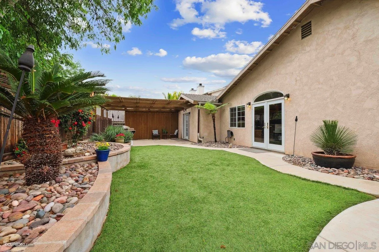 9541 Mandeville Road Santee, CA 92071 - Photo 29 of 32 a view of a house with backyard and sitting area