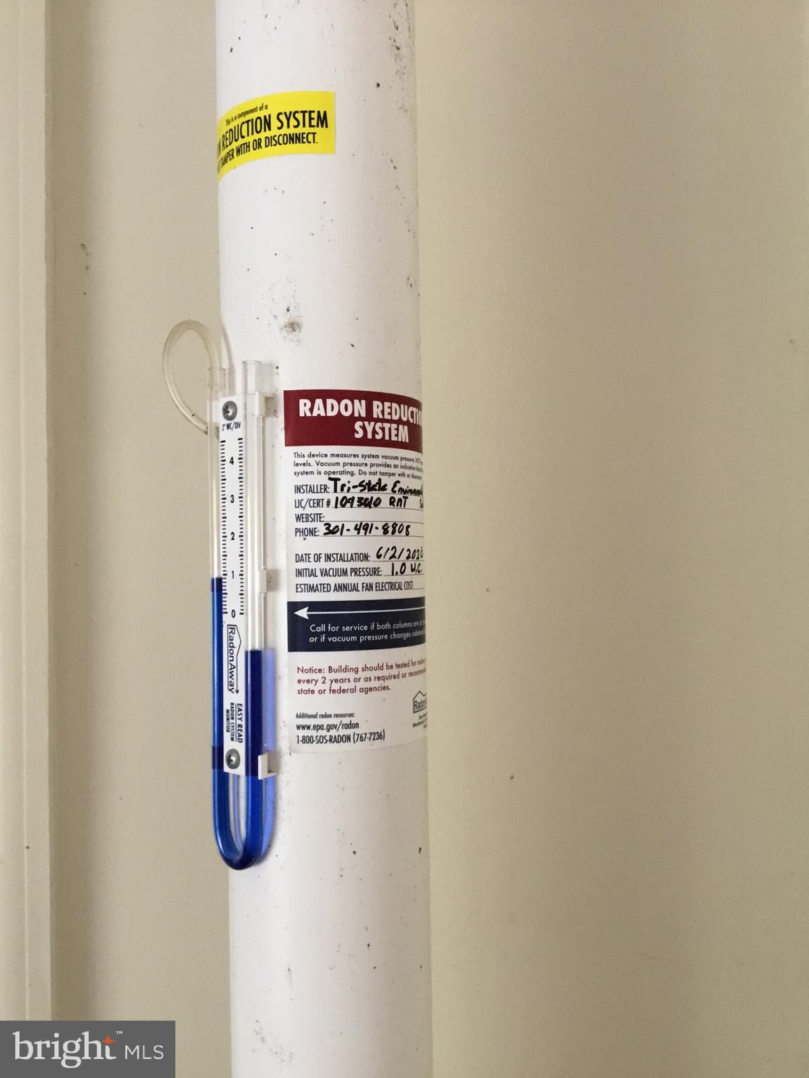 19607 Spring Creek Road Hagerstown, MD 21742 - Photo 48 of 54 Radon system