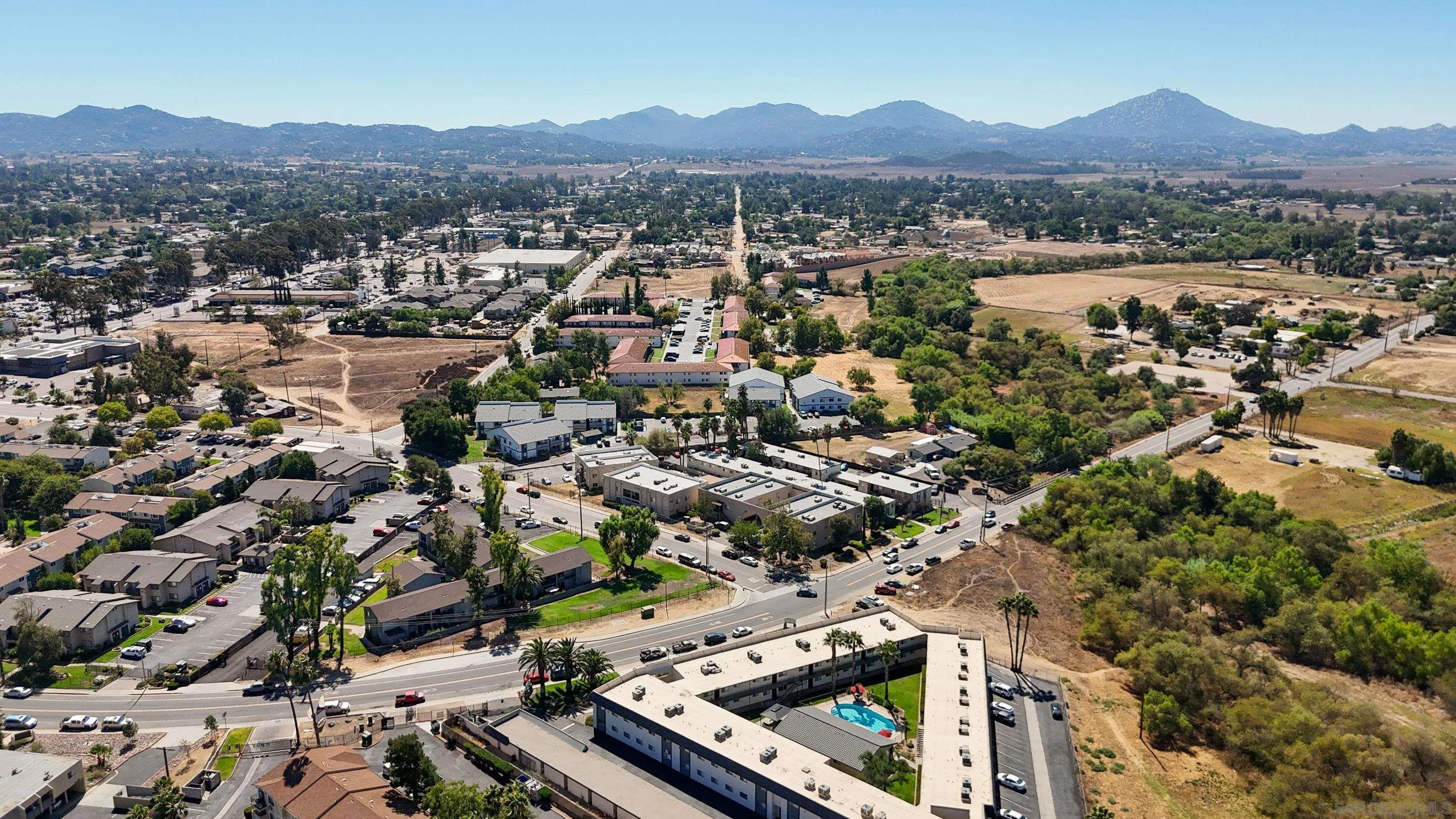 Montecito Road, Unit 1 Ramona, CA 92065 - Photo 15 of 28 an aerial view of residential houses with outdoor space