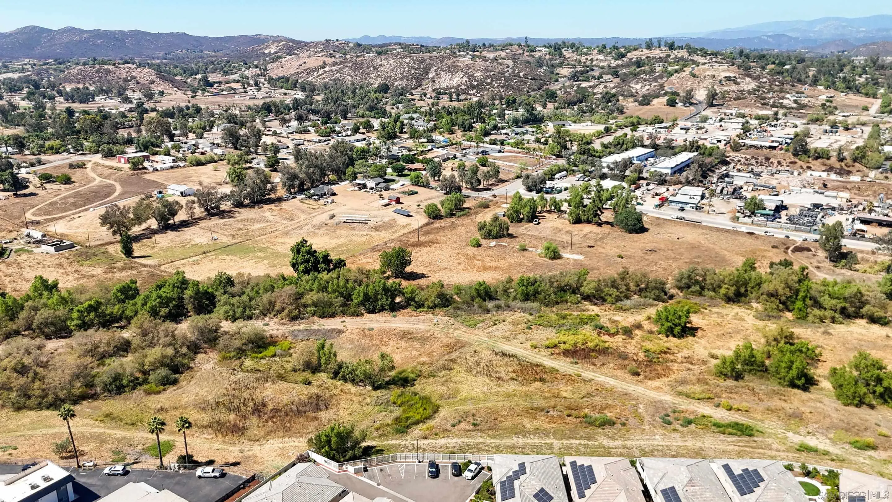 Montecito Road, Unit 1 Ramona, CA 92065 - Photo 18 of 28 an aerial view of residential houses with outdoor space